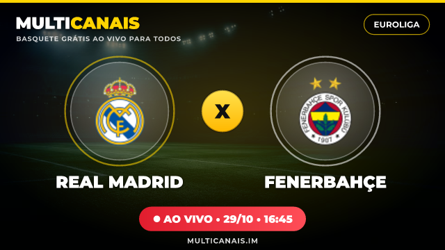 Banner Real Madrid x Fenerbahçe